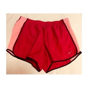 Pink Nike Shorts.